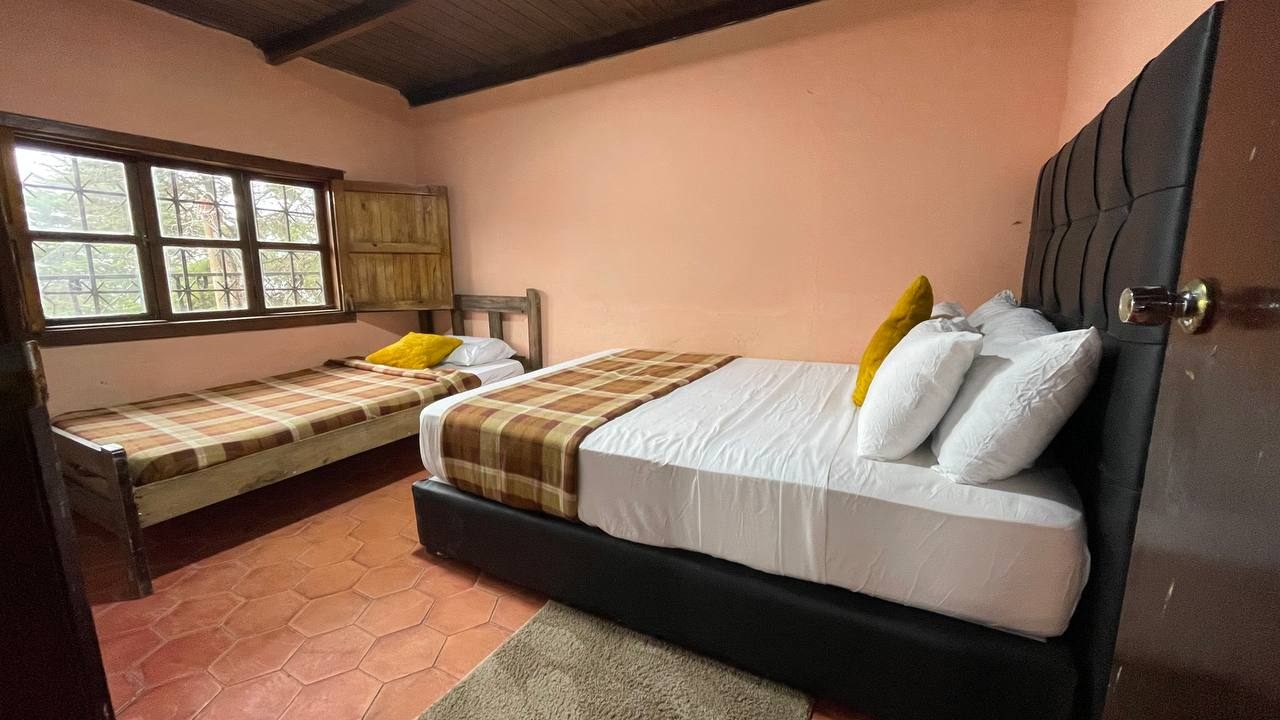 Dormitorio de la Cabaña Primavera