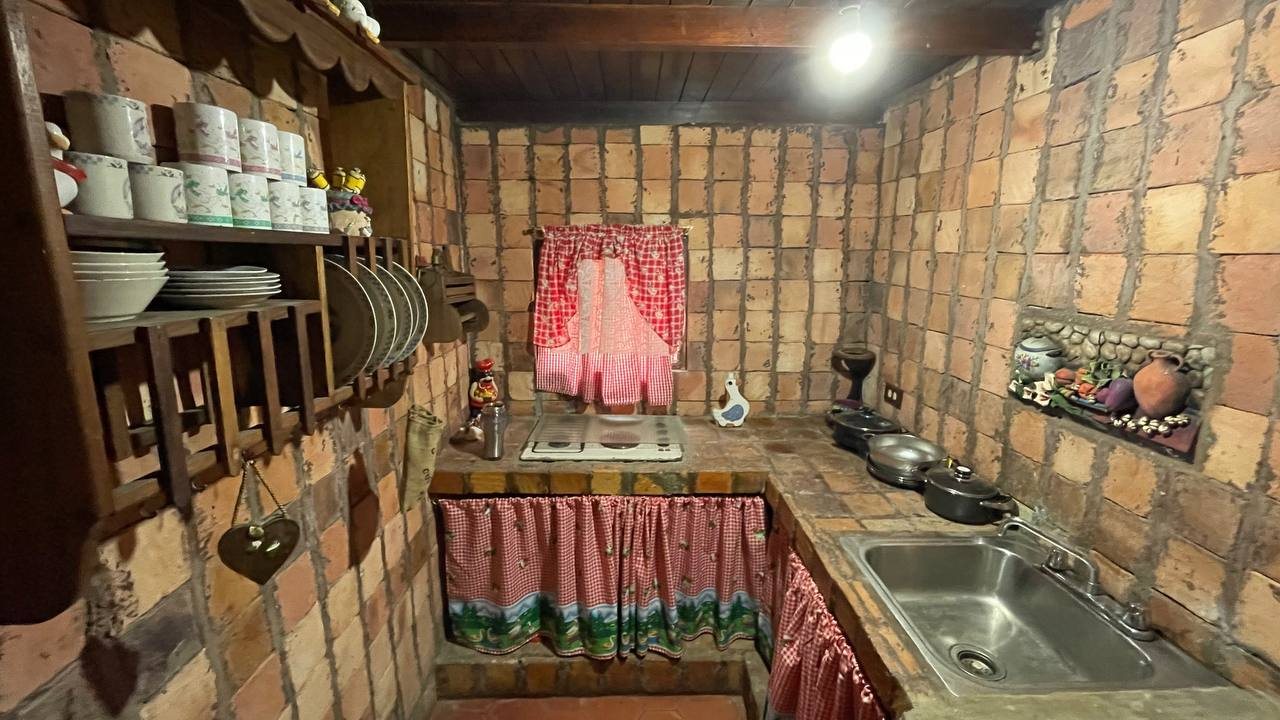 Cocina rustica de la Cabana Primavera