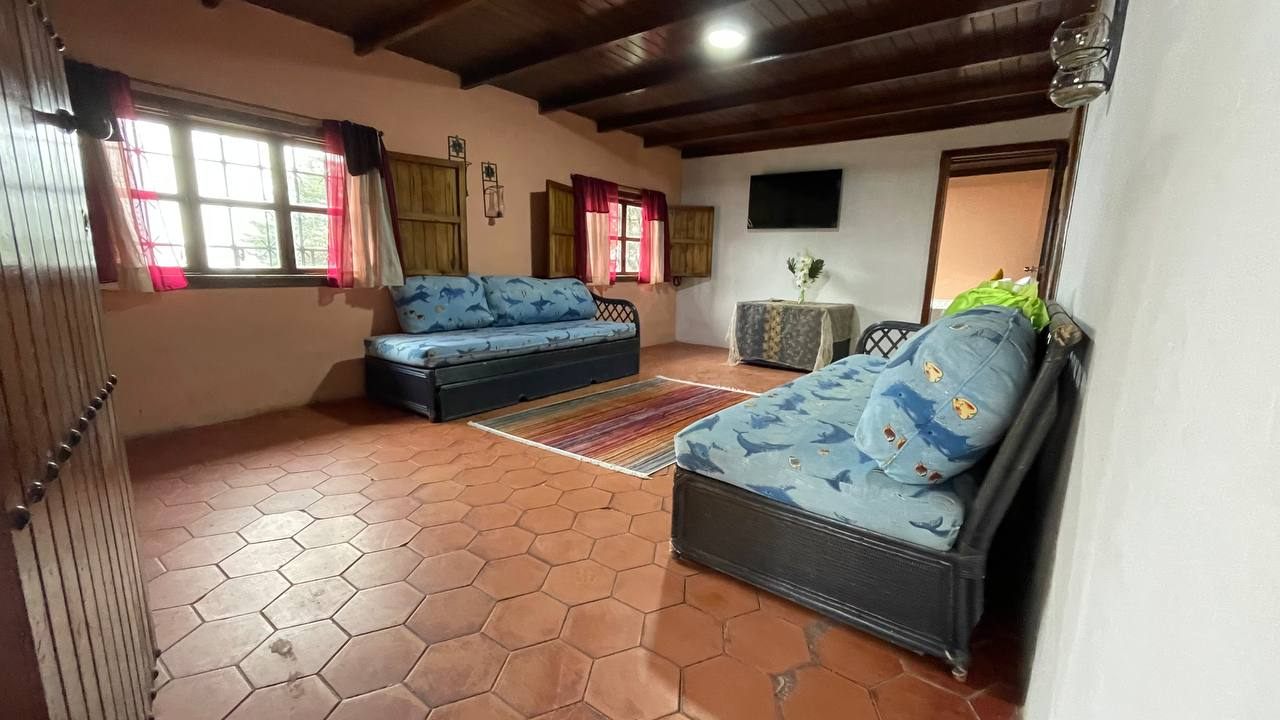 Área social de la Cabaña Primavera