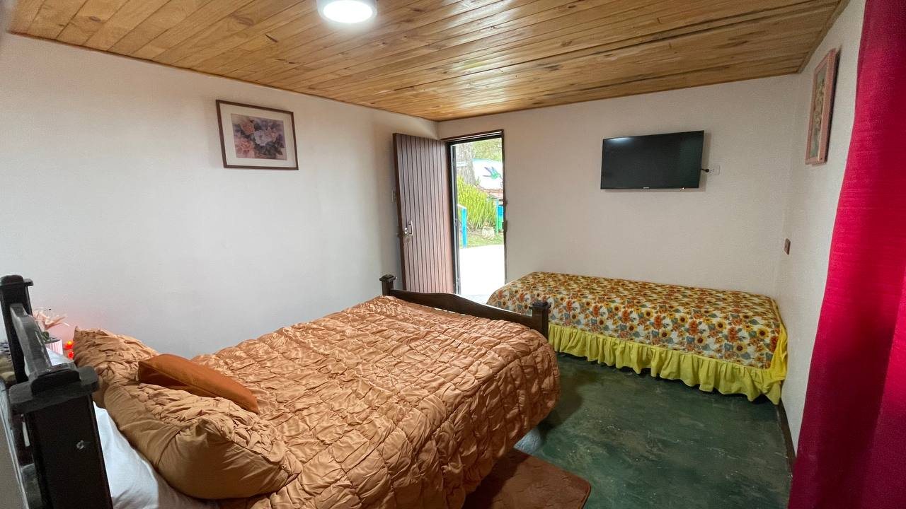 Habitacion principal de la Cabana Verano