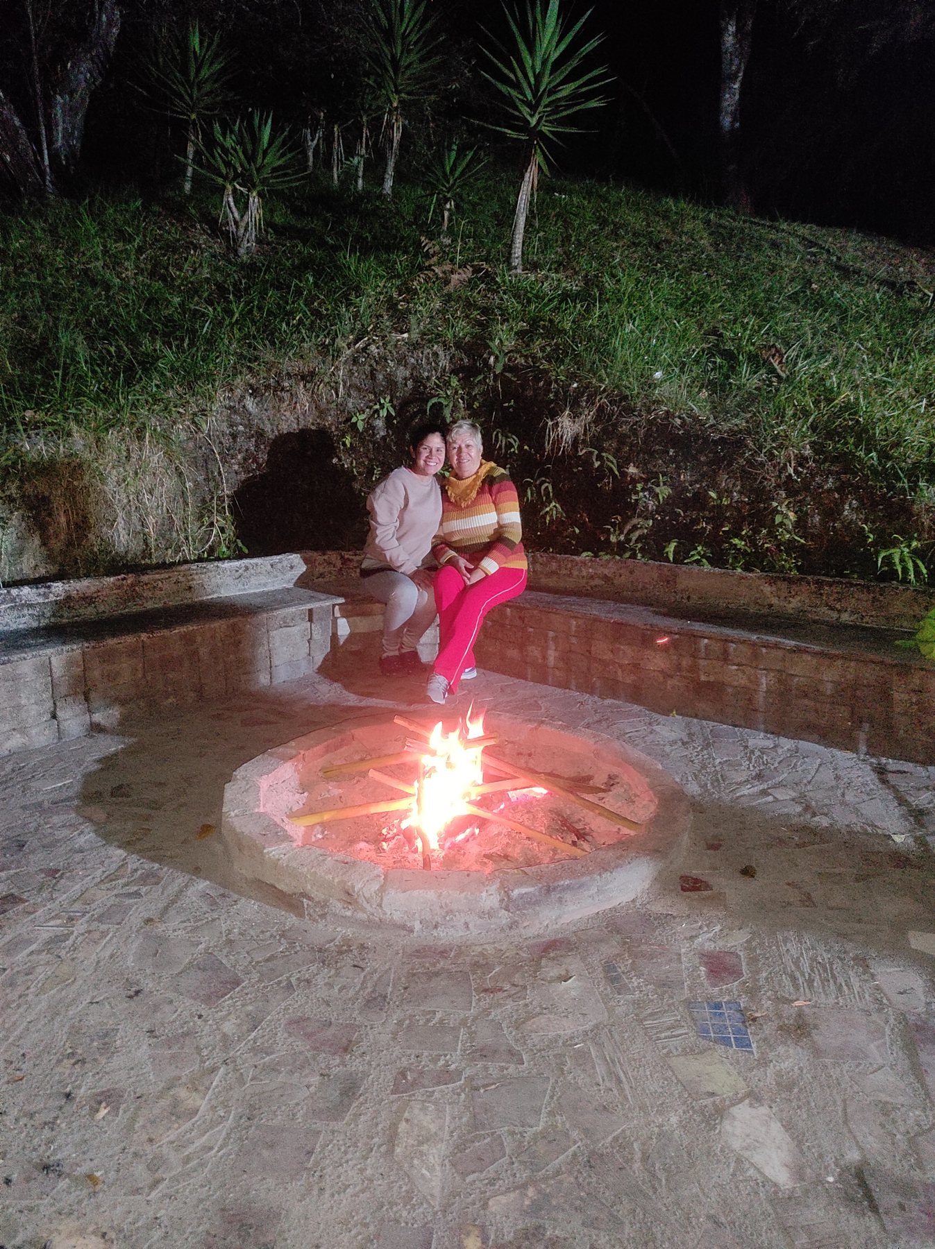 Fogata para compartir en Posada Otilia